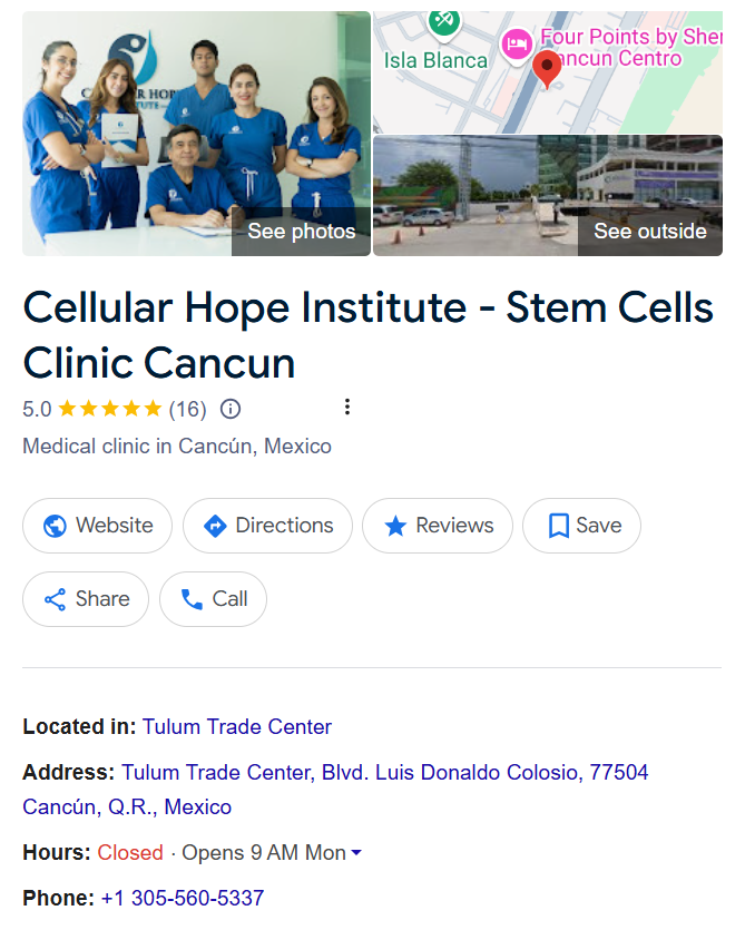 stem cell clinic for lower back pain